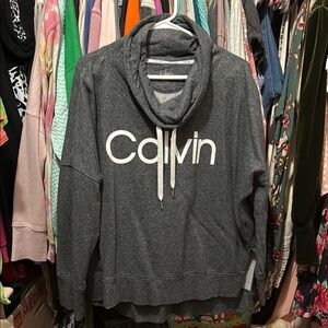 Calvin Klein Gray Boxy Hoodie